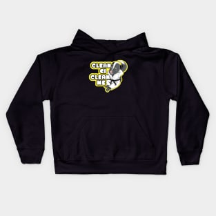 Clean Gi Clean Me - Pristine Skunk Kids Hoodie